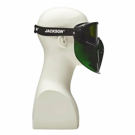 Jackson Safety Safety Goggles with Detachable Face Shield, Shade 5.0 Anti-Fog Lens 21002